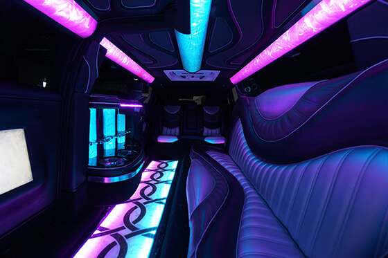 interior with disco floor